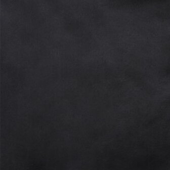 Hondenmand 69x59x19 cm pluche en kunstleer zwart 7