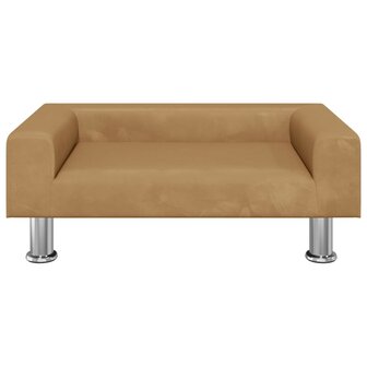 Hondenmand 70x45x26,5 cm fluweel bruin 3