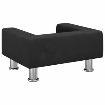 Hondenmand 50x40x26,5 cm fluweel zwart 5