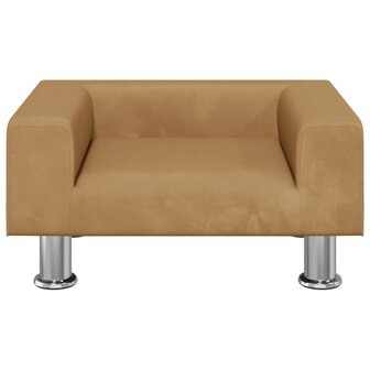 Hondenmand 50x40x26,5 cm fluweel bruin 3