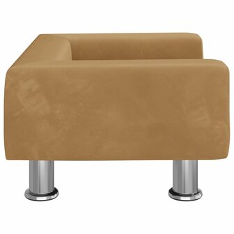 Hondenmand 50x40x26,5 cm fluweel bruin 4