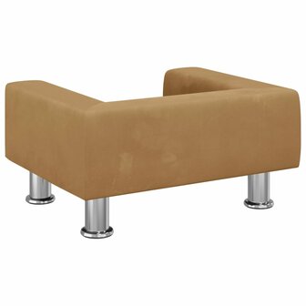 Hondenmand 50x40x26,5 cm fluweel bruin 5