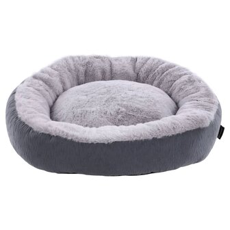 FLAMINGO Dierenmand Suza rond 50x50x15 cm grijs 1