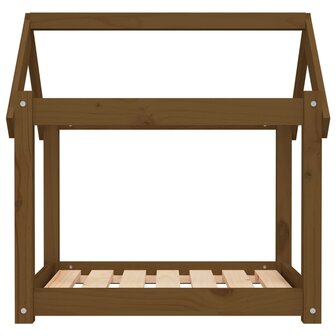 Hondenmand 71x55x70 cm massief grenenhout honingbruin 5