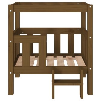 Hondenmand 65,5x43x70 cm massief grenenhout honingbruin 5