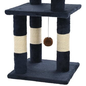 Kattenkrabpaal met sisal krabpalen 65 cm blauw 5