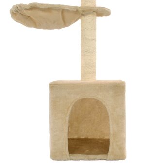 Kattenkrabpaal met sisal krabpalen 105 cm beige 5