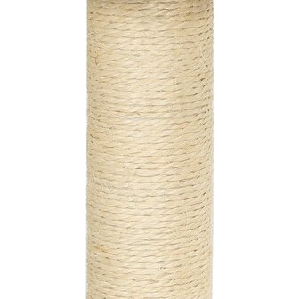 Kattenmeubel met sisal krabpalen 92 cm donkergrijs 8