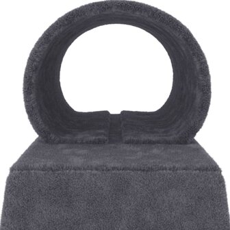 Kattenmeubel met tunnel en ladder 55,5 cm donkergrijs 6