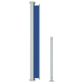 Tuinscherm uittrekbaar 180x500 cm blauw 5