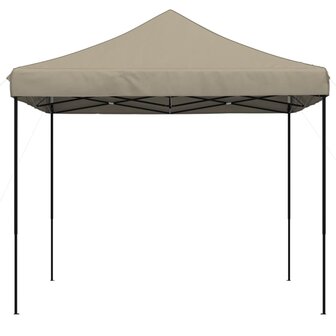 Partytent inklapbaar pop-up 292x292x315 cm taupe 4