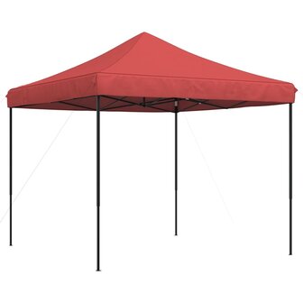 Partytent inklapbaar pop-up 292x292x315 cm bordeauxrood 5