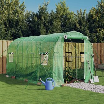 Tuinkas met stalen frame 8 m&sup2; 4x2x2 m 1