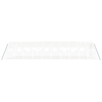 Tuinkas met stalen frame 40 m&sup2; 10x4x2 m wit 5