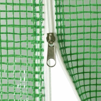 Tuinkas met stalen frame 36 m&sup2; 6x6x2,85 m groen 7
