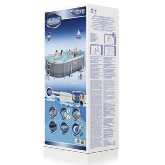 Bestway Zwembadset Power Steel ovaal 488x305x107 cm 12