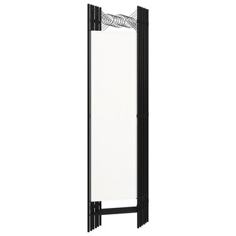 Kamerscherm met 6 panelen 240x180 cm wit 4