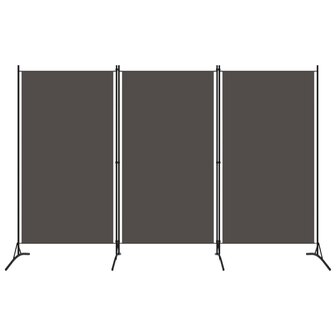 Kamerscherm met 3 panelen 260x180 cm antraciet 1