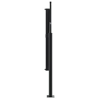 Windscherm uittrekbaar 100x500 cm bruin 4