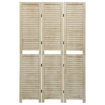 Kamerscherm met 3 panelen 105x165 cm massief paulowniahout 2