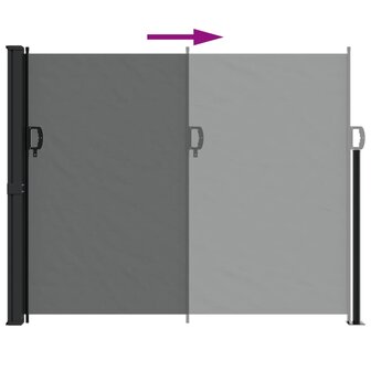Windscherm uittrekbaar 160x300 cm antracietkleurig 5