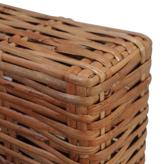 3-delig Bankstel met kussens natuurlijk rattan 12