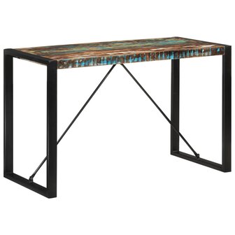Eettafel 120x55x76 cm massief gerecycled hout 10