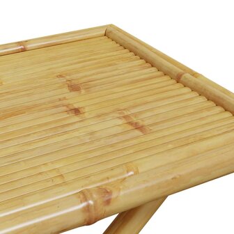 Tuintafel inklapbaar 110x55x75 cm bamboe 7