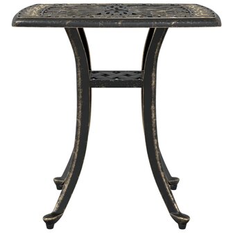 Tuintafel 53x53x53 cm gietaluminium bronskleurig 6