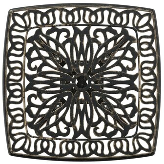 Tuintafel 53x53x53 cm gietaluminium bronskleurig 8
