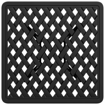 Tuintafel 53x53x53 cm gietaluminium zwart 8
