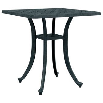 Tuintafel 53x53x53 cm gietaluminium groen 2