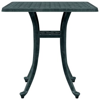 Tuintafel 53x53x53 cm gietaluminium groen 6