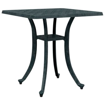 Tuintafel 53x53x53 cm gietaluminium groen 7