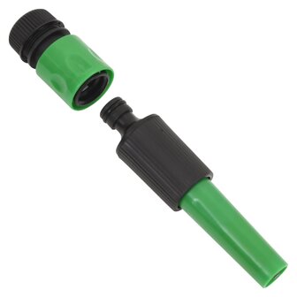 Tuinslang met koppelingsset 0,75&amp;apos;&amp;apos; 20 m PVC groen 10