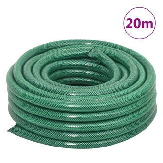 Tuinslang met koppelingsset 0,75&amp;apos;&amp;apos; 20 m PVC groen 11