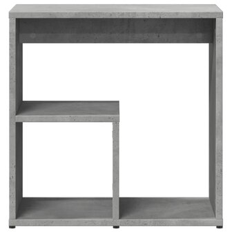 Bijzettafel 50x30x50 cm spaanplaat betongrijs 5