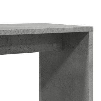 Bijzettafel 50x30x50 cm spaanplaat betongrijs 8