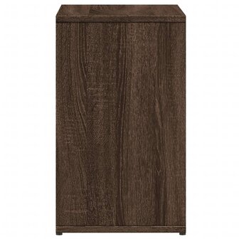 Bijzettafel 50x30x50 cm bewerkt hout bruin eikenkleur 6