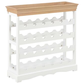 Wijnkast 70x22,5x70,5 cm MDF wit 1