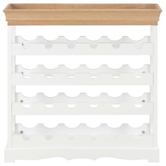 Wijnkast 70x22,5x70,5 cm MDF wit 2