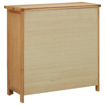 Wijnkast voor 11 flessen 80x32x80 cm massief eikenhout 5