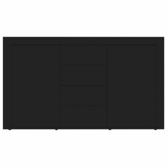 Dressoir 120x36x69 cm bewerkt hout zwart 6