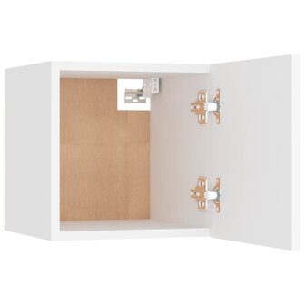 Tv-wandmeubel 30,5x30x30 cm wit 9