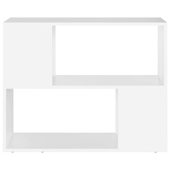 Tv-meubel 80x24x63 cm bewerkt hout wit 5