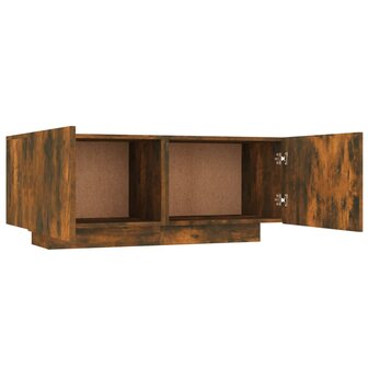 Tv-meubel 100x35x40 cm bewerkt hout gerookt eikenkleurig 4