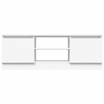 Tv-meubel met deur 102x30x36 cm wit 5
