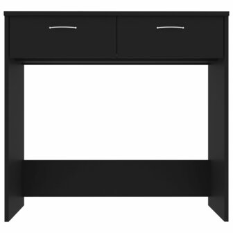 Bureau 80x40x75 cm spaanplaat zwart 3
