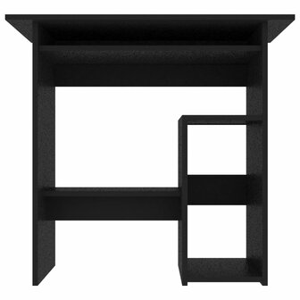 Bureau 80x45x74 cm bewerkt hout zwart 5