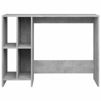 Bureau 102,5x35x75 cm bewerkt hout betongrijs 3